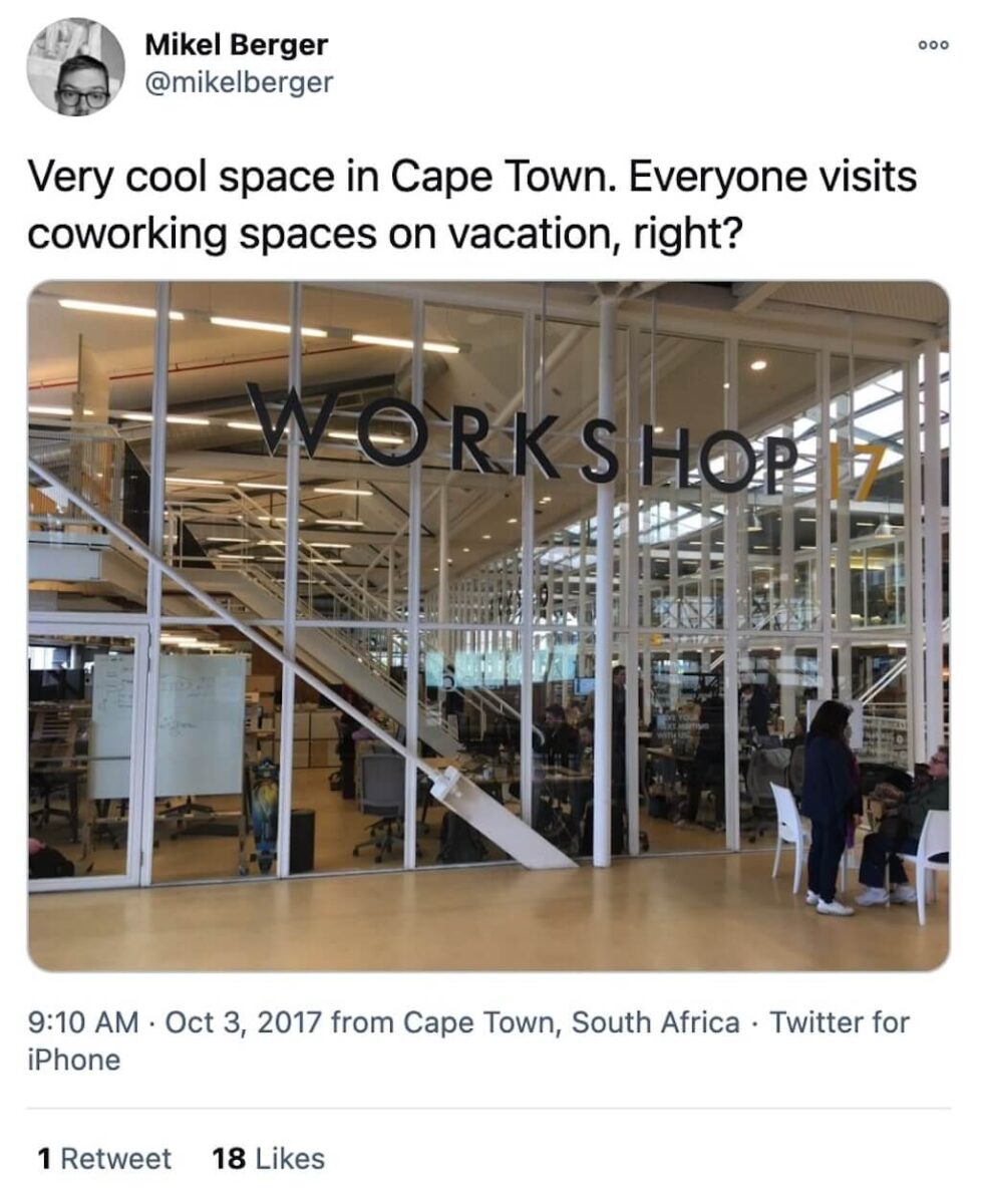 Coworking space Cape Town