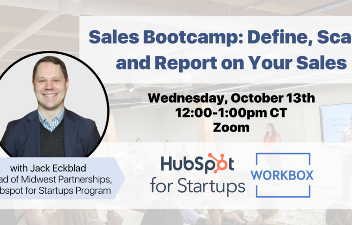 Sales Bootcamp Define, Scale, and Report on Your Sales