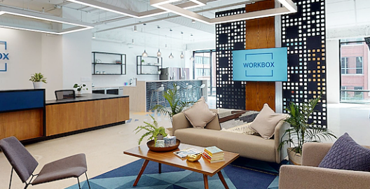 Workbox Lobby at the River North location