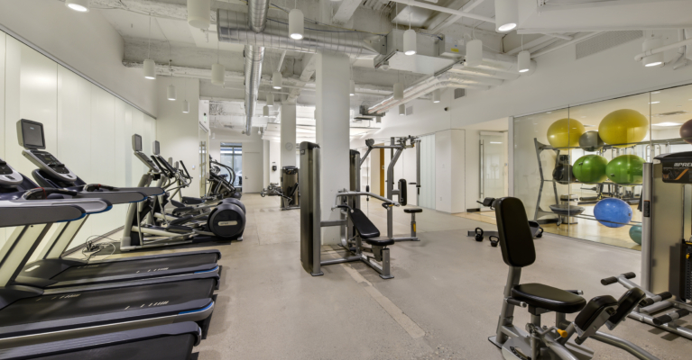 workbox downtown gym filled with lots of machines and exercise equipment