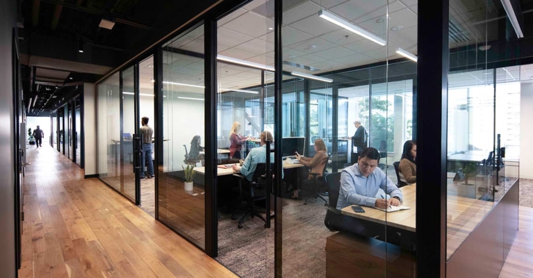 people working in the office