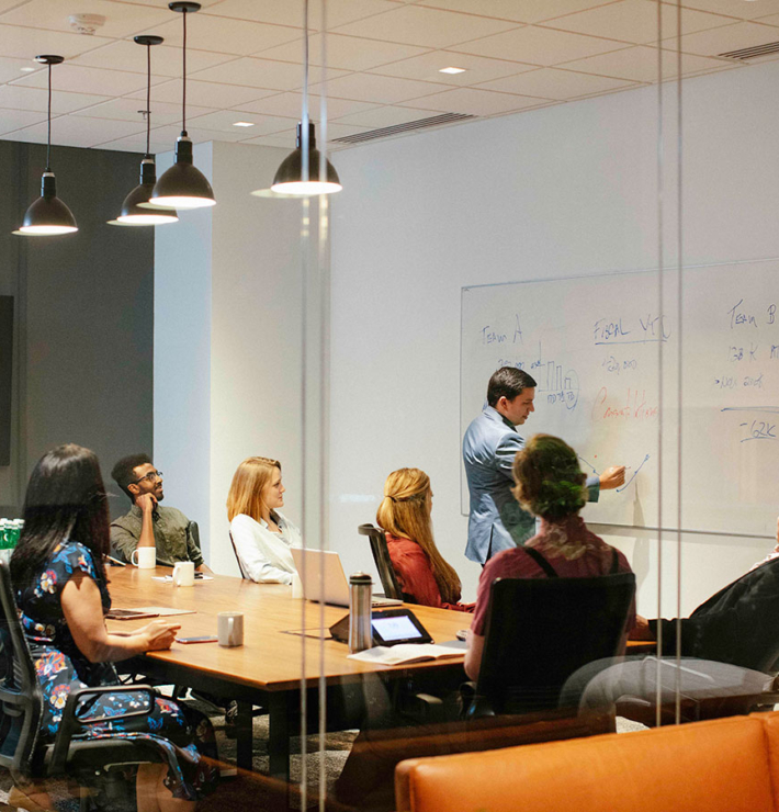 presentation in the conference room