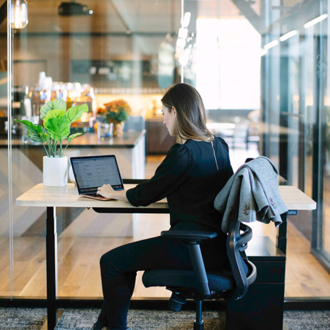 women working on laptop