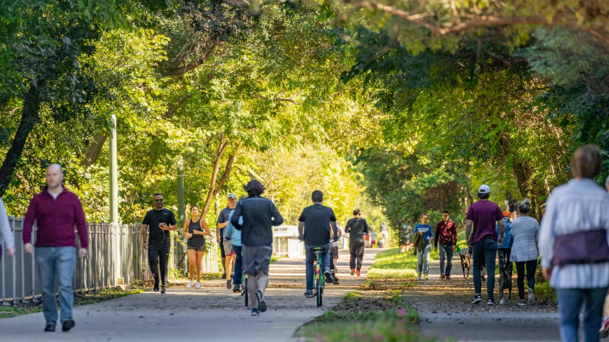 Famous Katy Trail in Dallas, Texas